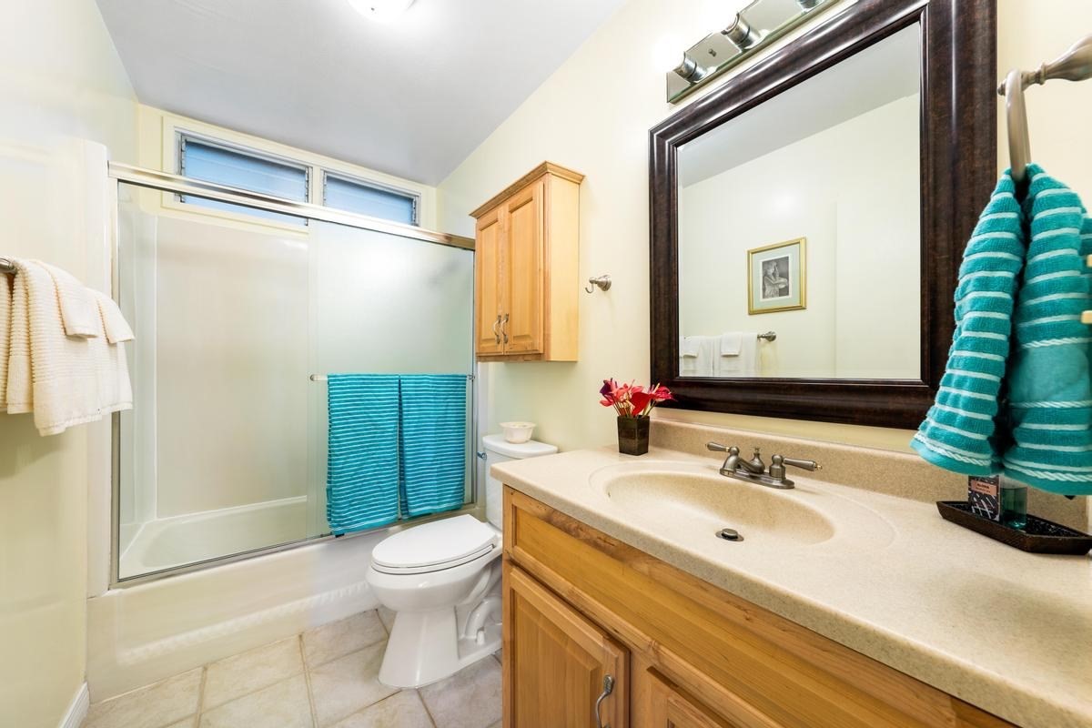 19-4252 Wright Road Volcano, HI 96785 - Photo 24 of 30 a bathroom with a sink and a mirror