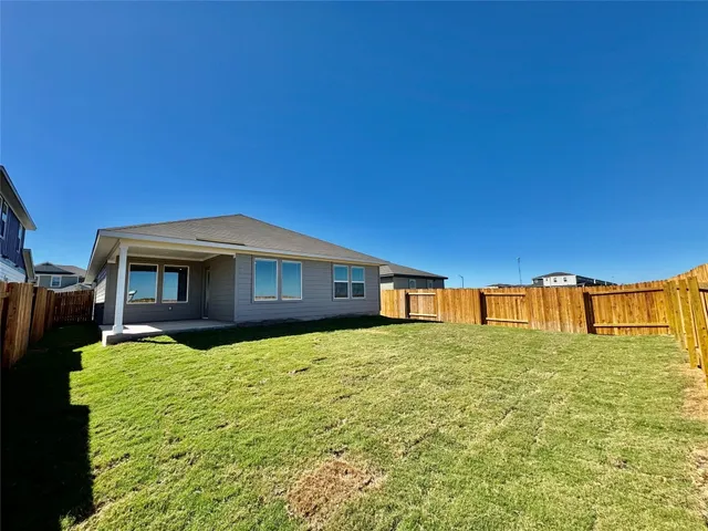 a large house with a yard