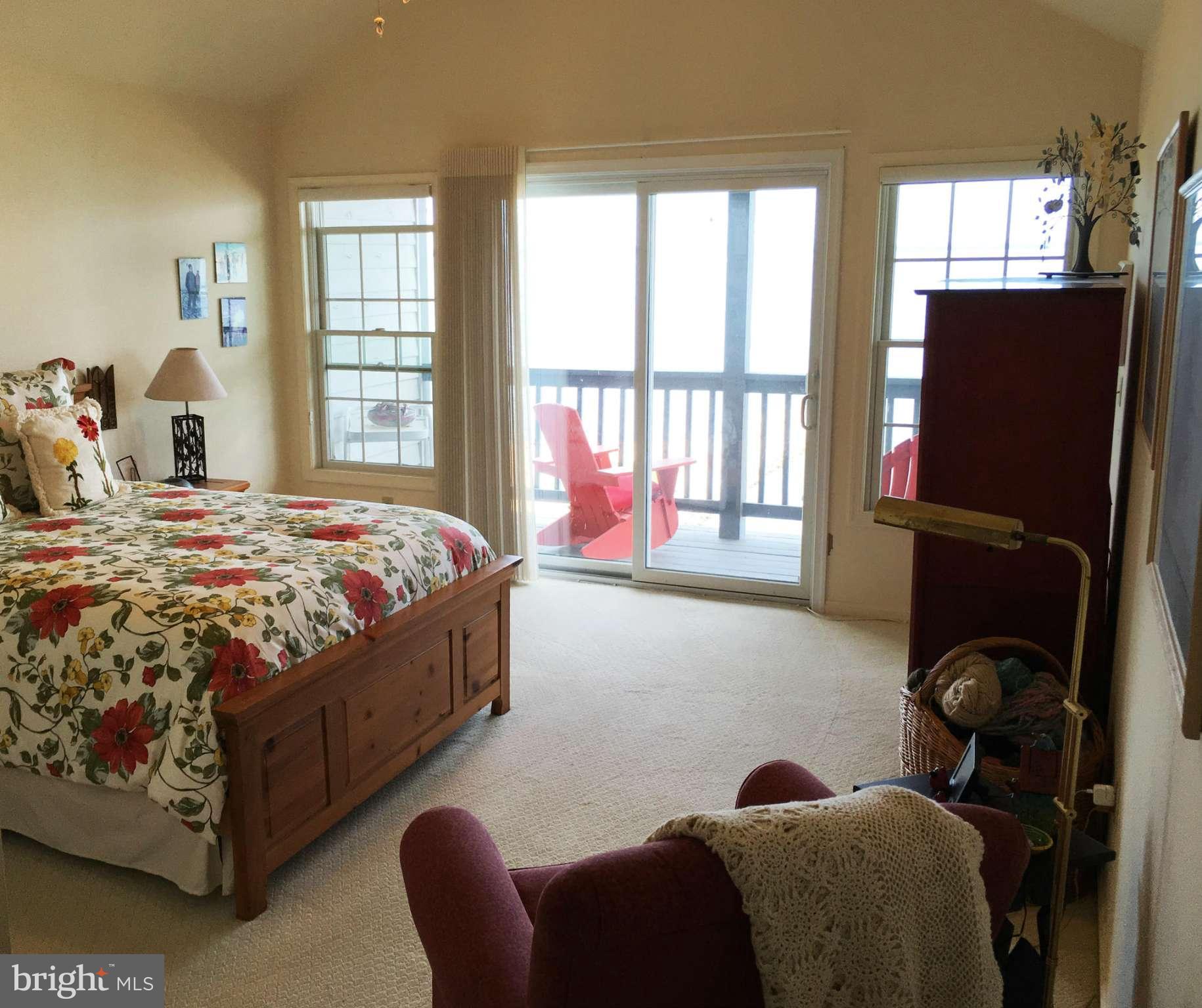 1 Bayview Road, Unit 12B Betterton, MD 21610 - Photo 10 of 15 Master BR. Private deck. Stunning view. SUNSETS!