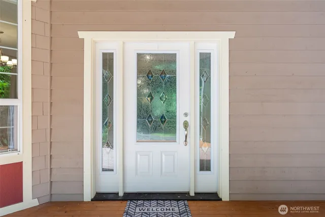 a view of a entryway door
