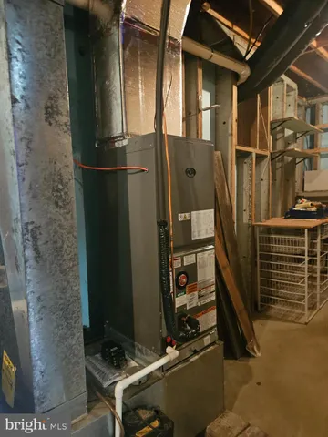 a room with wooden door