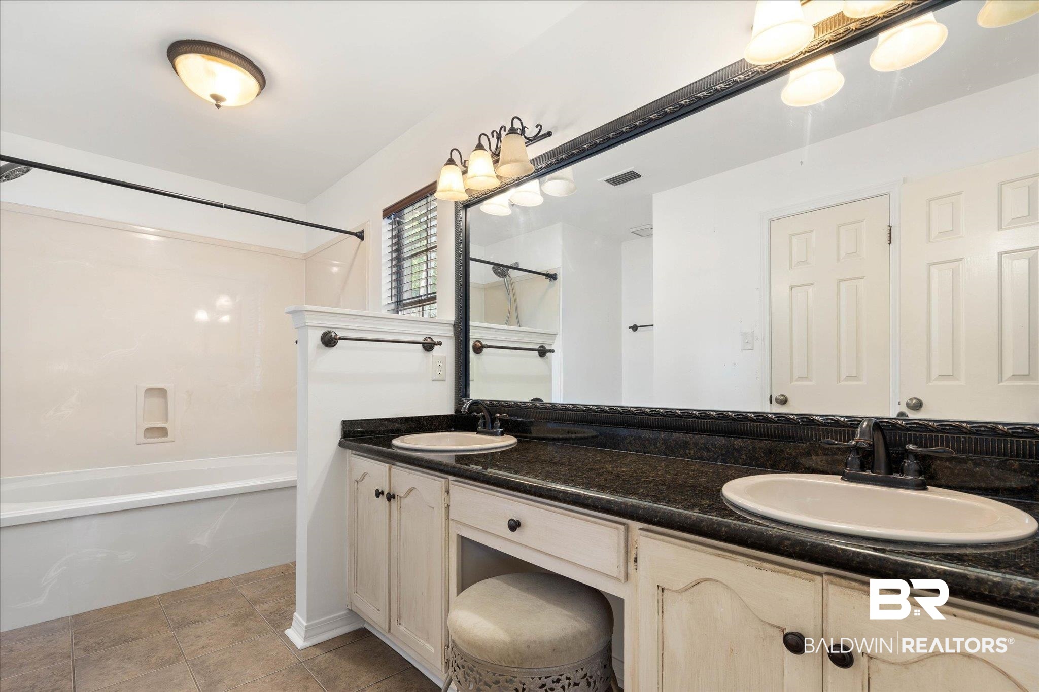 3032 Autumn Ridge Drive West Mobile, AL 36695 - Photo 12 of 20 Bathroom featuring bathing tub / shower combination and double vanity