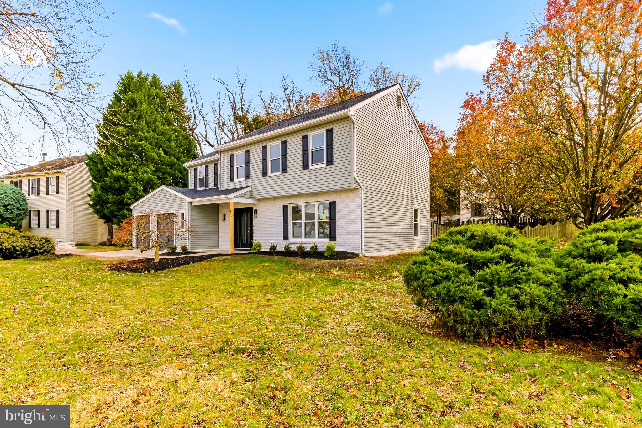 8 Michele Court Sewell, NJ 08080 - Photo 29 of 29 a front view of house with yard and swimming pool