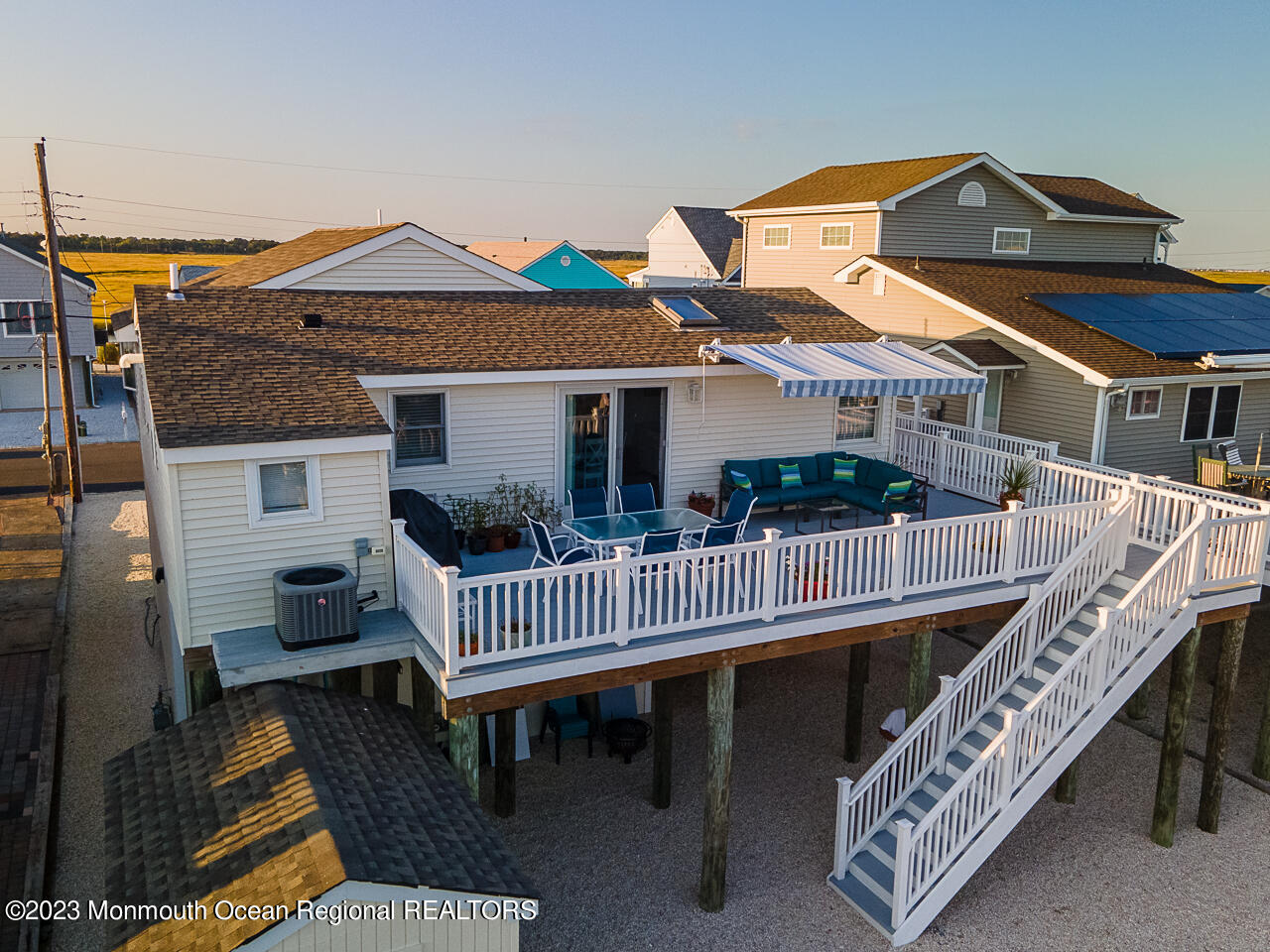 337 Kingfisher Road Tuckerton, NJ 08087 - Photo 11 of 41 a front view of a house with a deck
