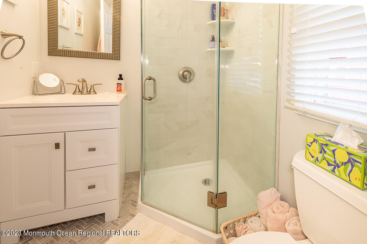 337 Kingfisher Road Tuckerton, NJ 08087 - Photo 23 of 41 a bathroom with a sink and a shower