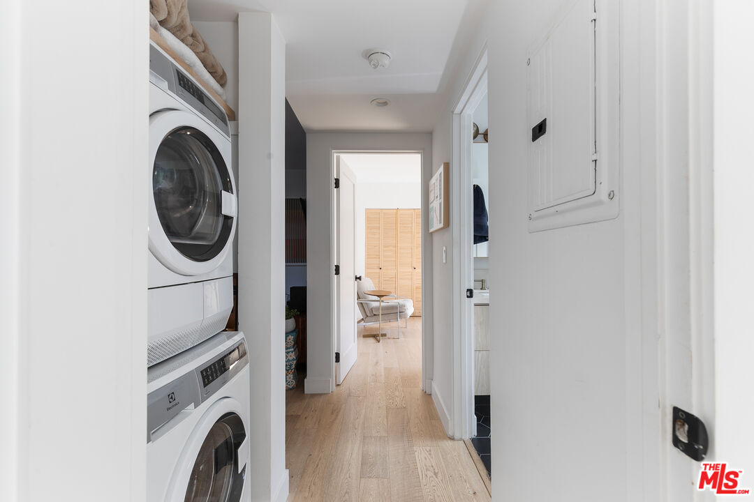 331 Brooks Avenue, Unit 2 Venice, CA 90291 - Photo 16 of 30 a view of a storage and utility room with washer and dryer