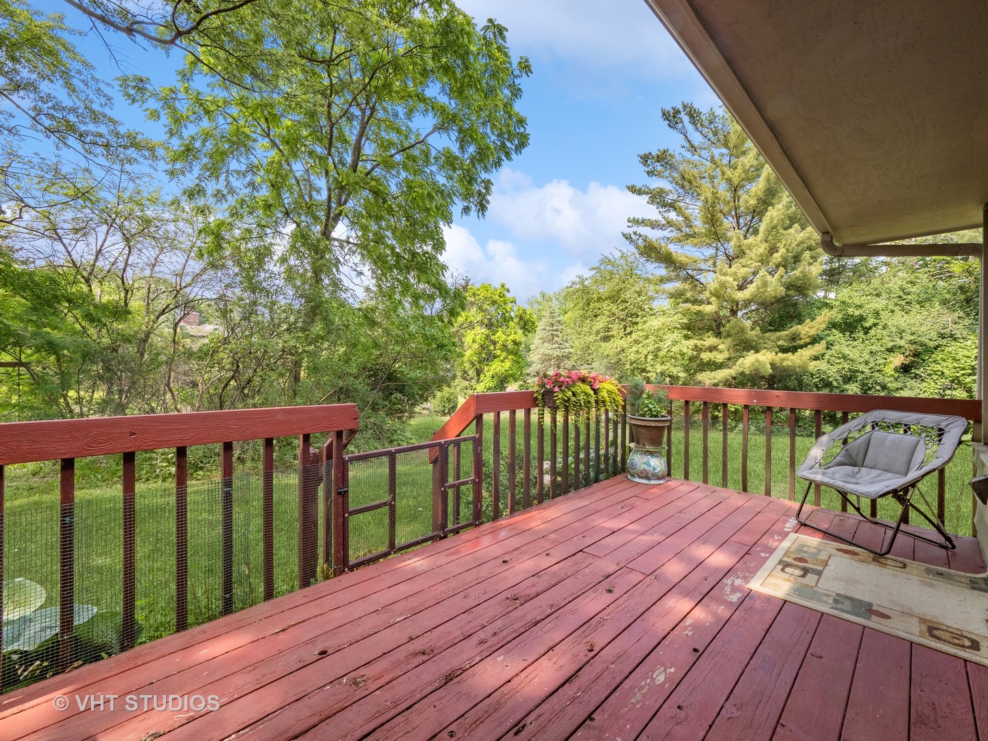 22811 North Quentin Road Kildeer, IL 60047 - Photo 16 of 29 a balcony with wooden floor and outdoor space