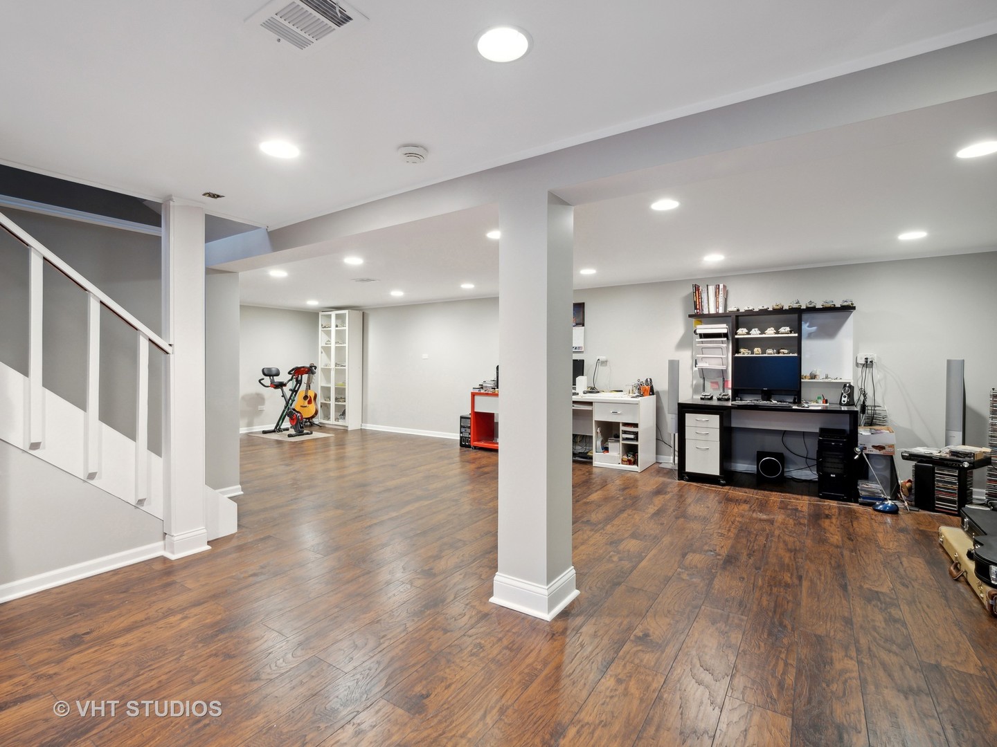 22811 North Quentin Road Kildeer, IL 60047 - Photo 17 of 29 a view of a kitchen with furniture and wooden floor