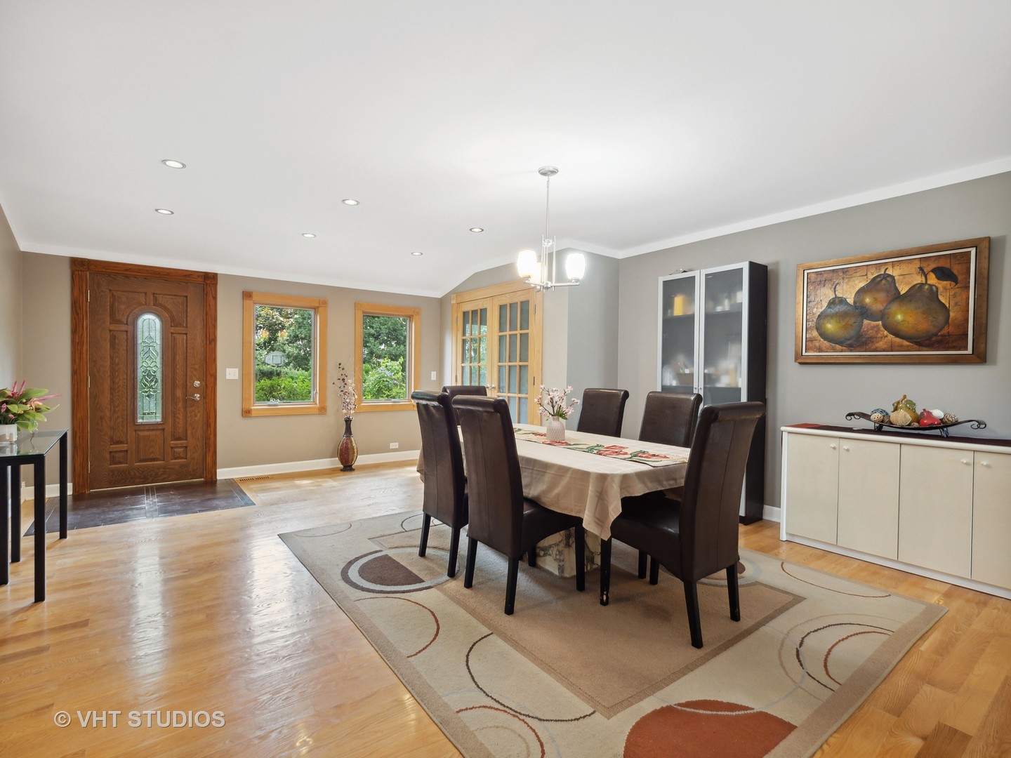 22811 North Quentin Road Kildeer, IL 60047 - Photo 5 of 29 a view of a dining room with furniture window and wooden floor