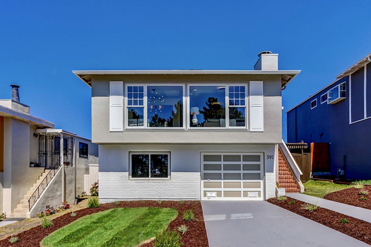 391 Imperial Drive Pacifica, CA 94044 - Photo 1 of 60 a front view of a house with a yard