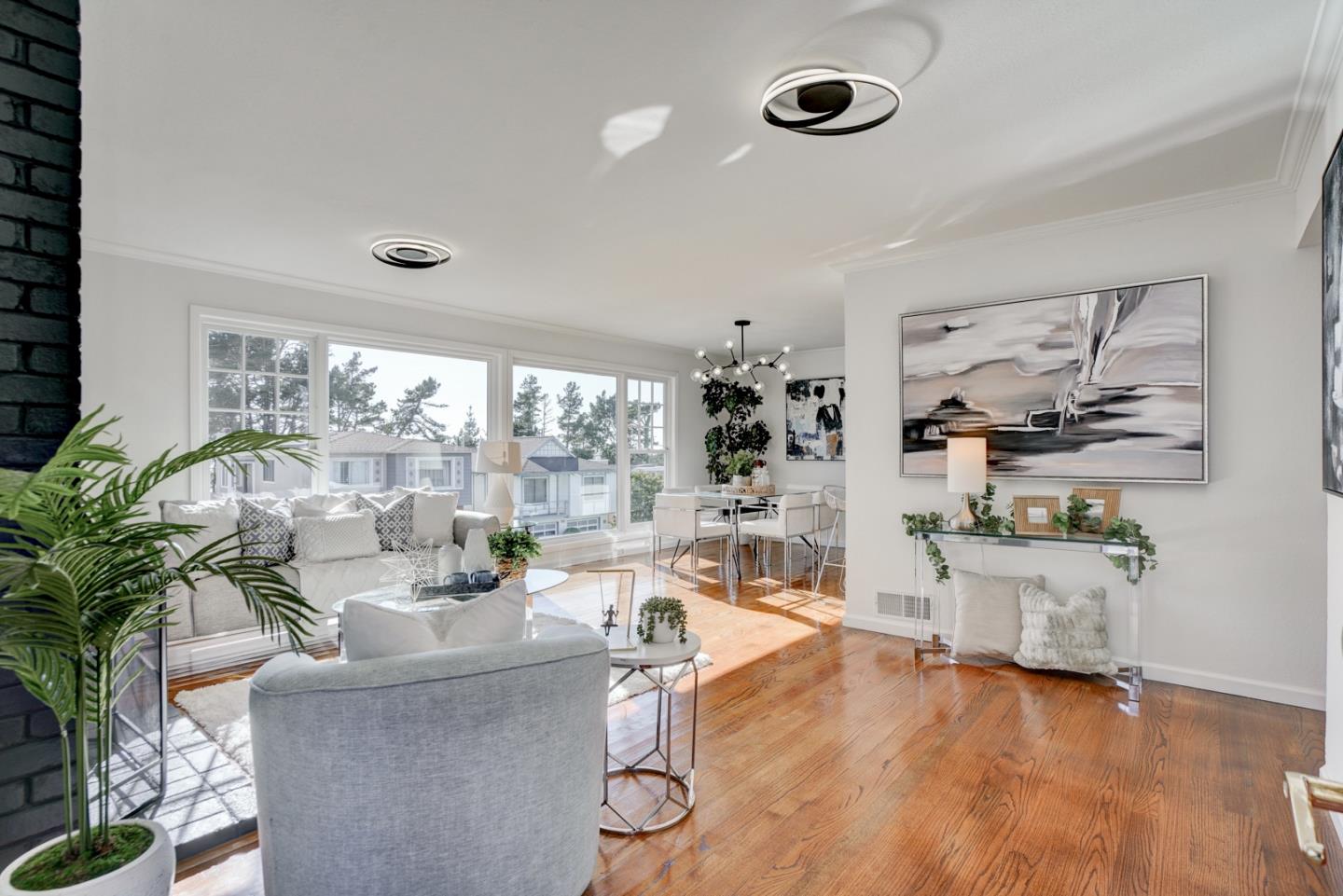 391 Imperial Drive Pacifica, CA 94044 - Photo 5 of 60 a living room with furniture and a large window