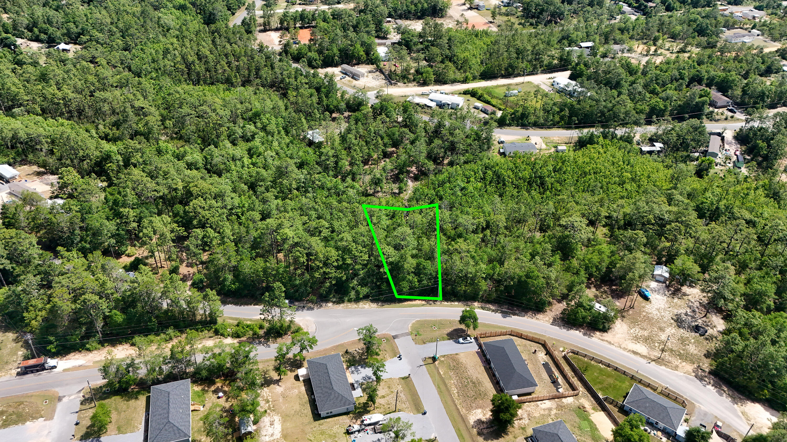 Tbd Brookside Drive DeFuniak Springs, FL 32433 - Photo 3 of 6 an aerial view of residential house with outdoor space
