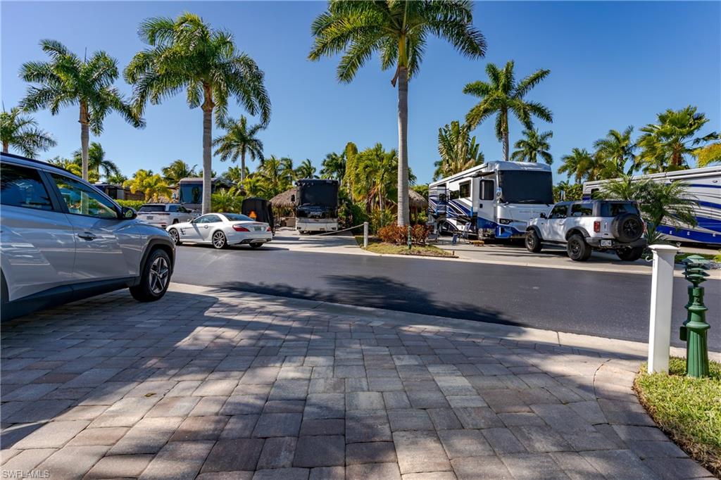 13583 Snook Circle Naples, FL 34114 - Photo 32 of 47 a row of palm trees in front of a house