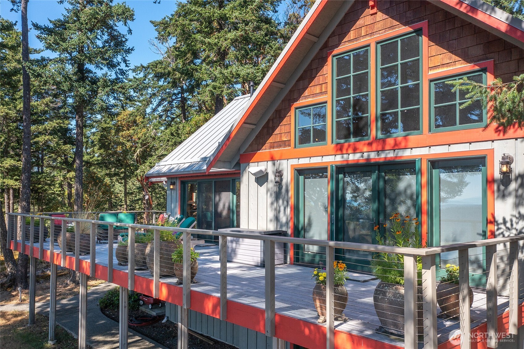 64 Hammond Lane Orcas Island, WA 98245 - Photo 4 of 39 a view of outdoor space and barbecue seating
