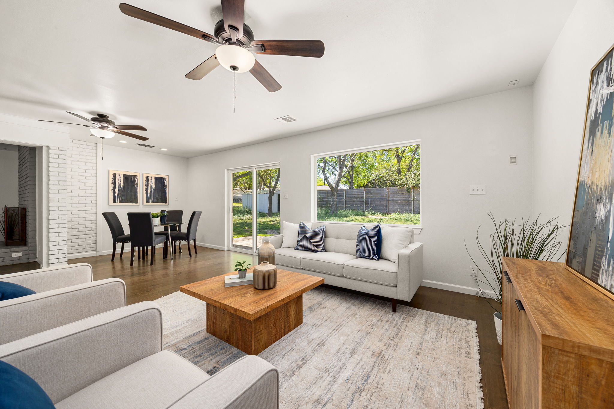 11800 Oak Haven Road Austin, TX 78753 - Photo 16 of 37 a living room with furniture and a large window