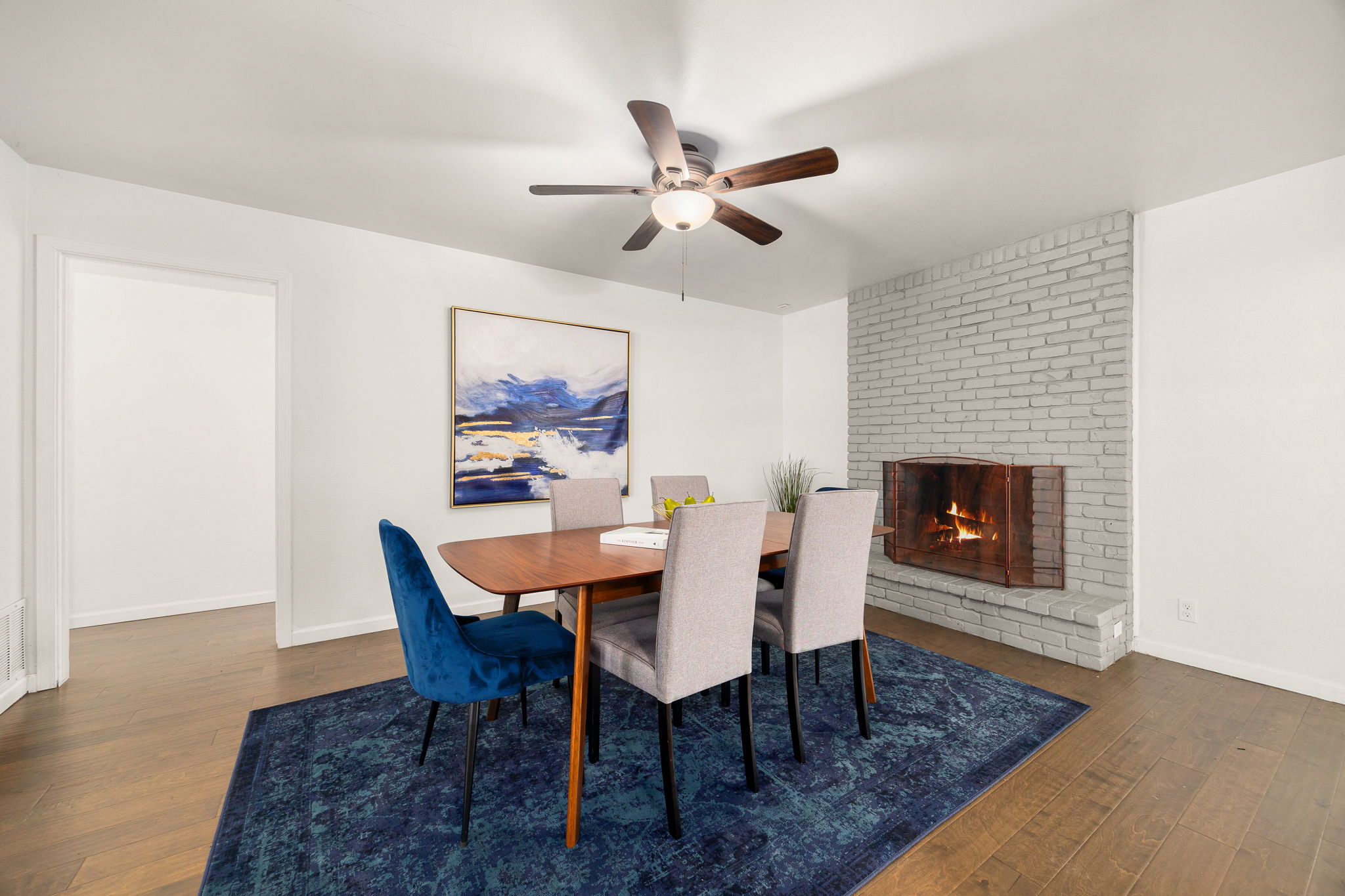 11800 Oak Haven Road Austin, TX 78753 - Photo 8 of 37 a view of a dining room with furniture and wooden floor