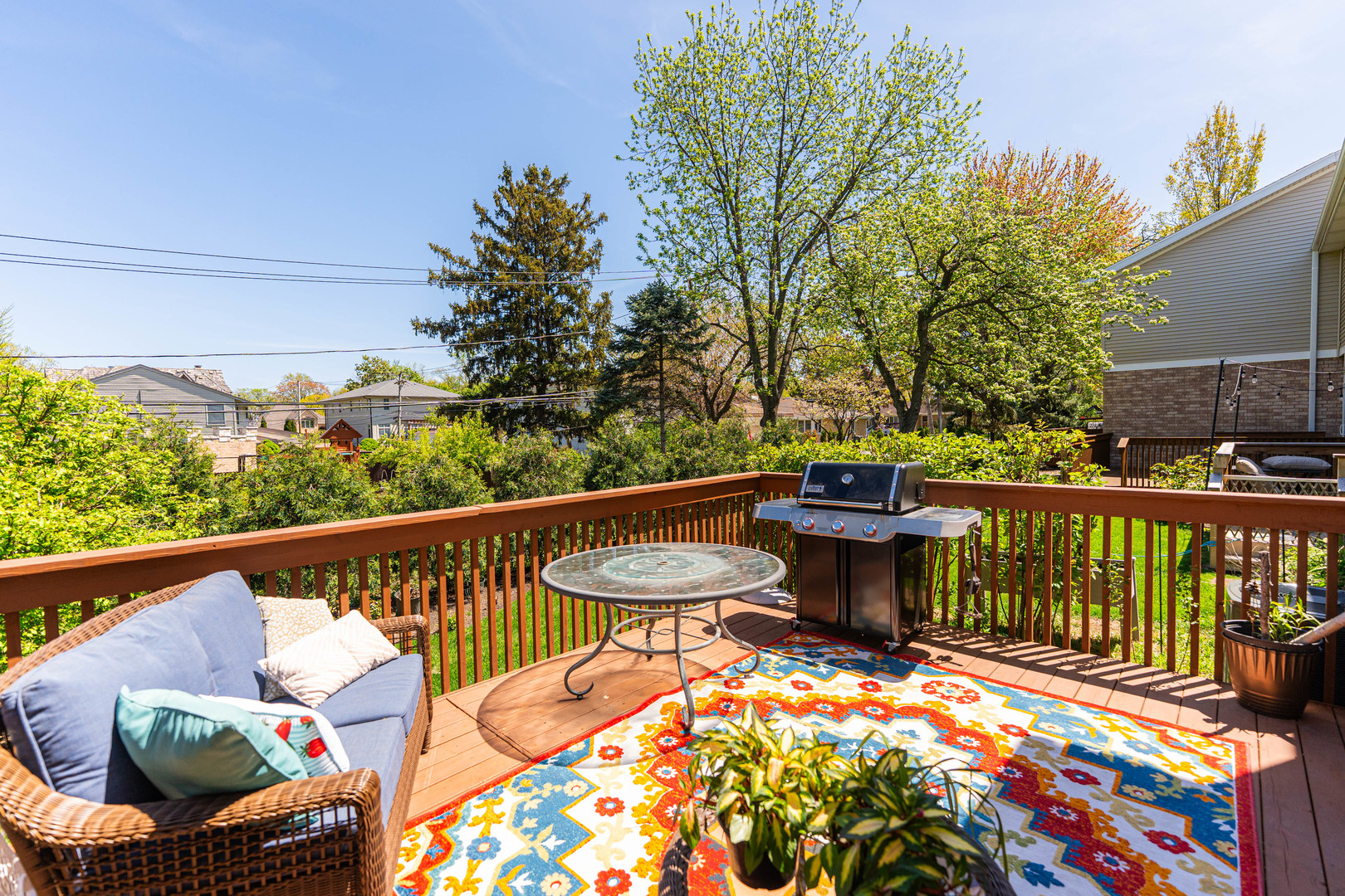 1607 Park Ridge Point Park Ridge, IL 60068 - Photo 30 of 41 a view of a balcony with two chairs and a table