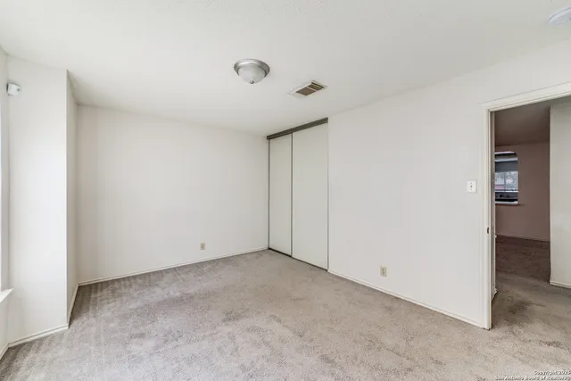 a view of an empty room