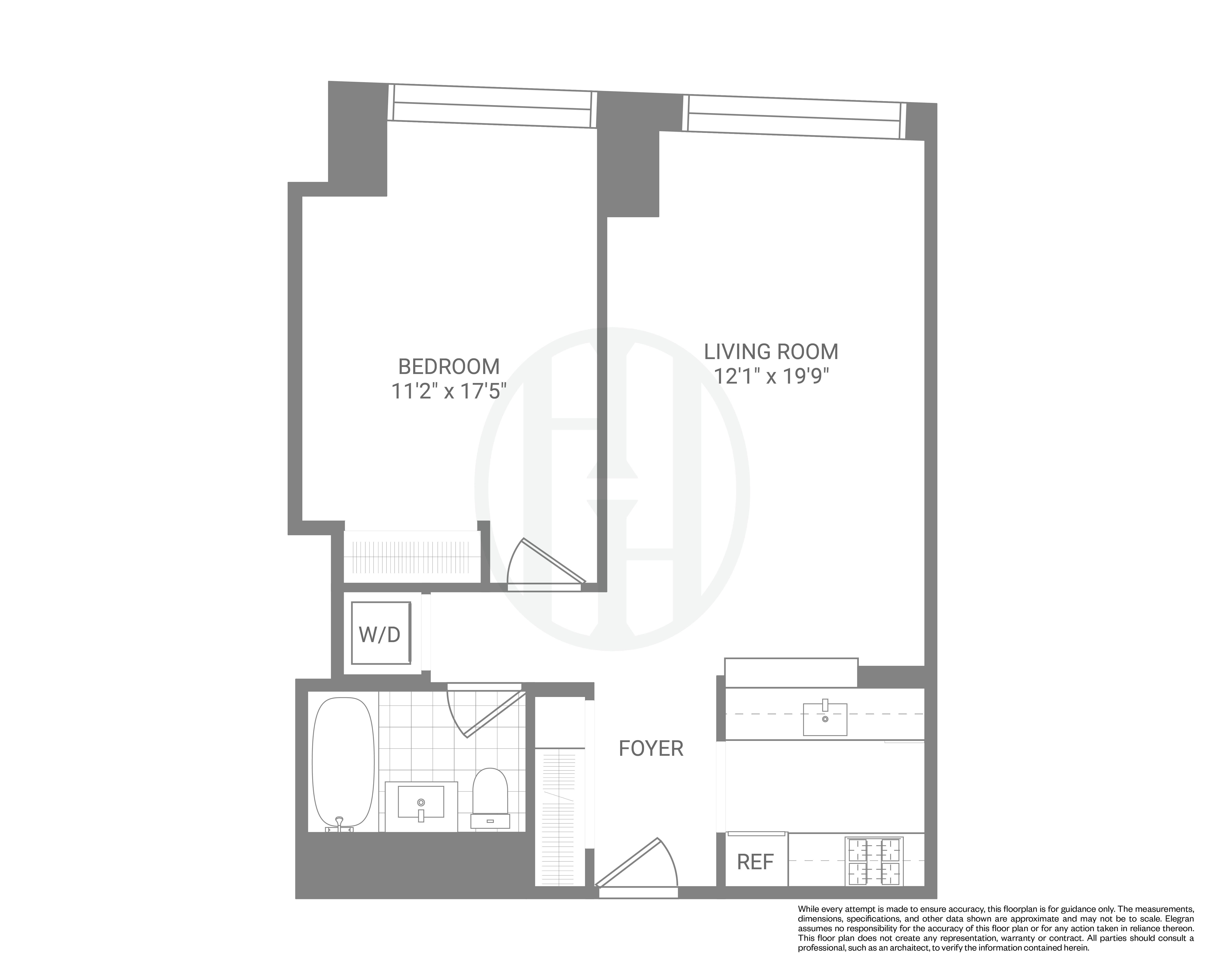 100 Riverside Boulevard, Unit 8J Manhattan, NY 10069 - Photo 10 of 10 a picture of a floor plan