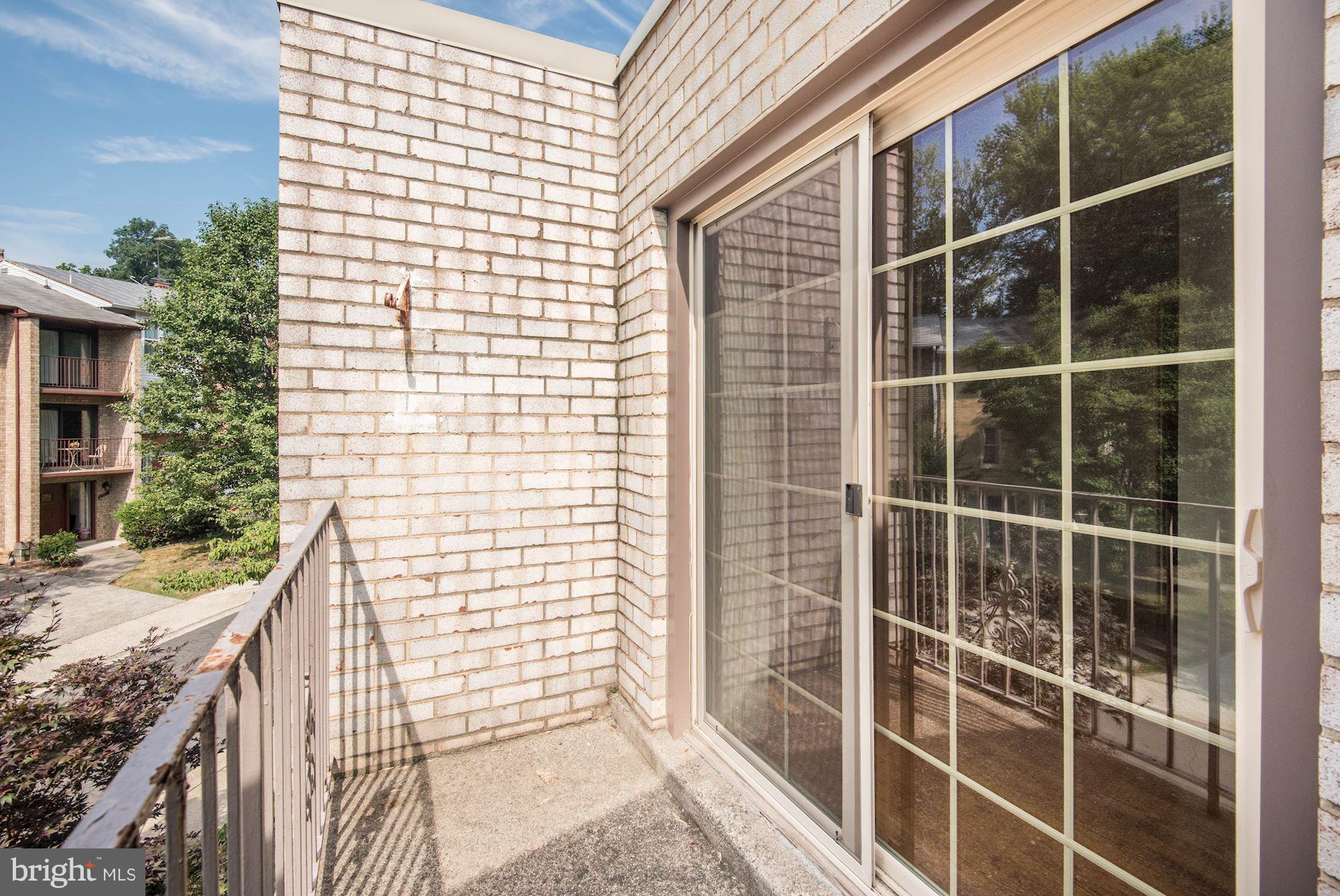 2148 Military Road Arlington, VA 22207 - Photo 13 of 28 a view of balcony with a potted plant