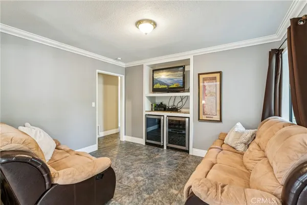 a room with furniture and window