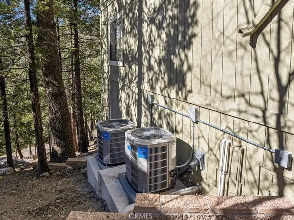 a view of backyard of house