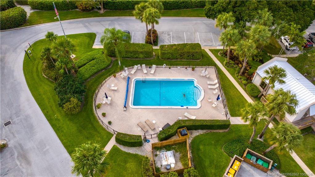 3901 Southeast St Lucie Boulevard, Unit B14 Stuart, FL 34997 - Photo 21 of 37 an aerial view of a swimming pool