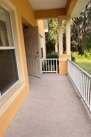 a view of a house with porch