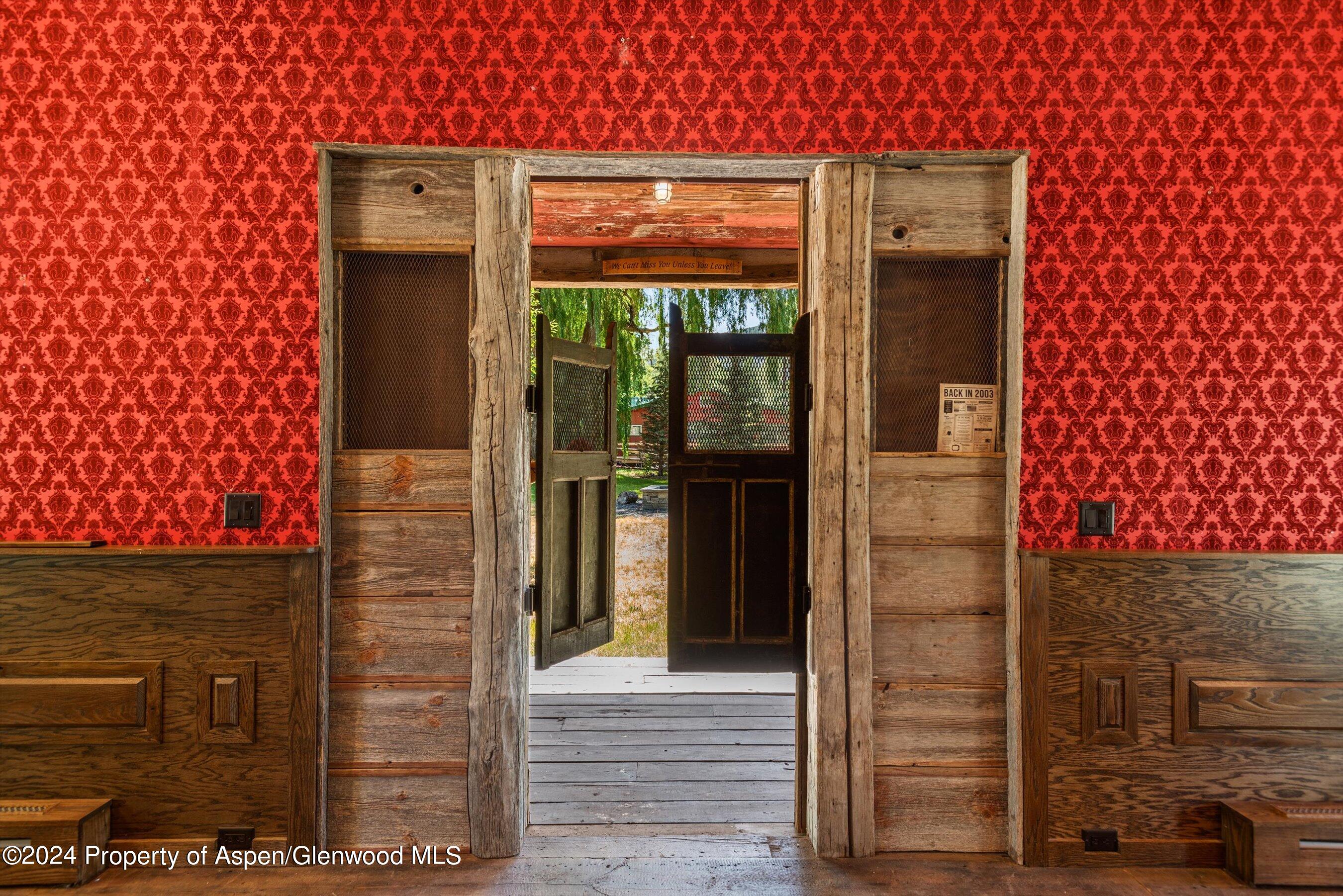 969 Willits Lane Basalt, CO 81621 - Photo 58 of 96 a view of a wooden door