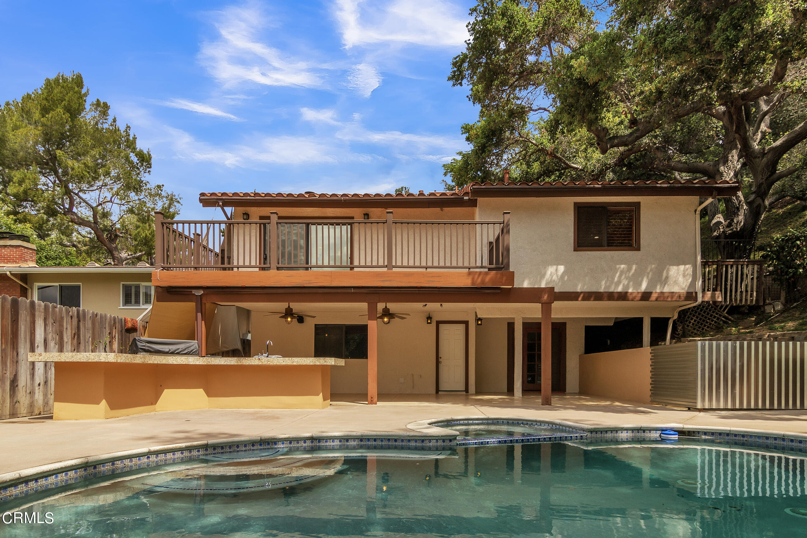 524 Franklin Place Monrovia, CA 91016 - Photo 23 of 33 a view of house with swimming pool and chair