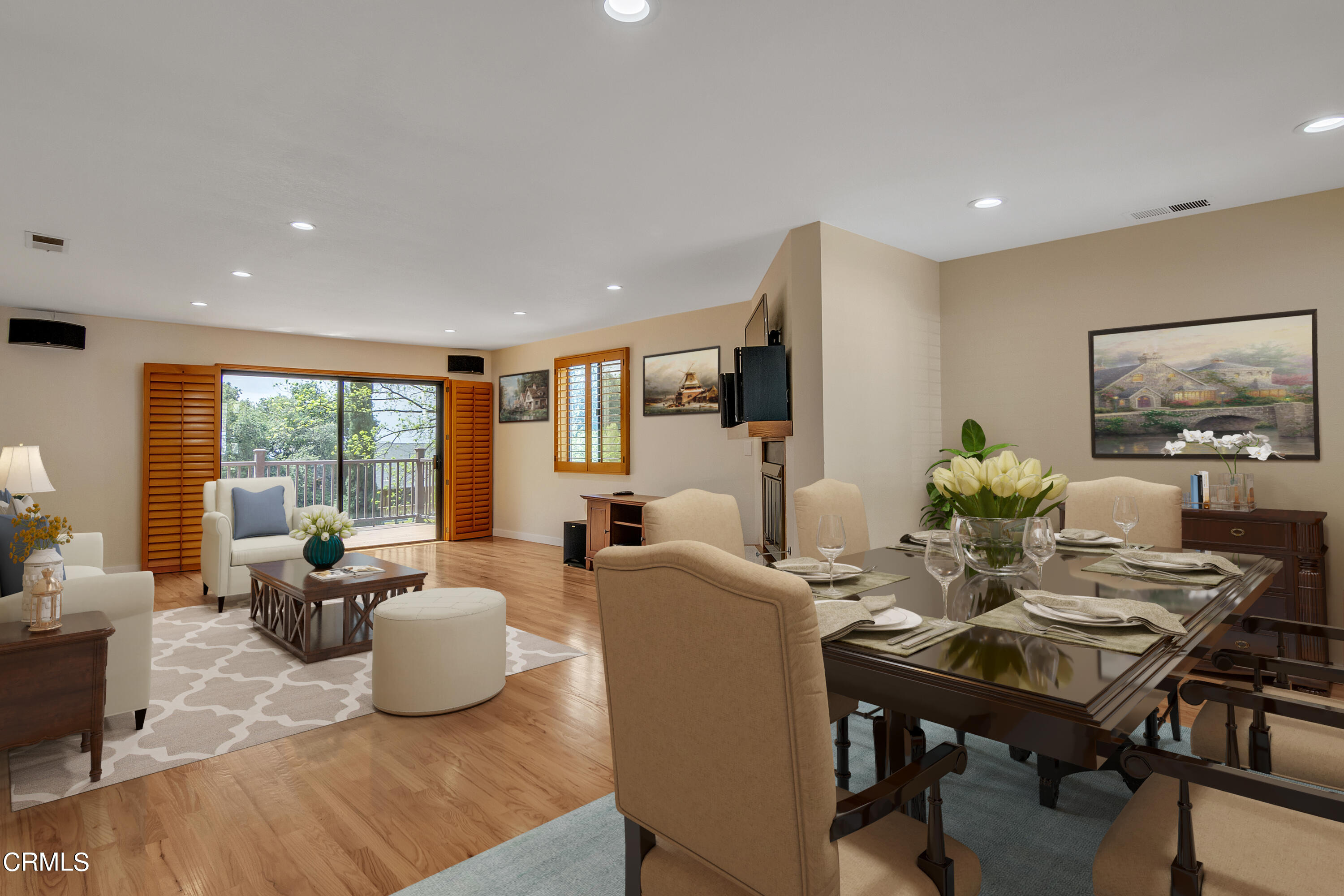 524 Franklin Place Monrovia, CA 91016 - Photo 4 of 33 a view of a dining room with furniture window and outside view