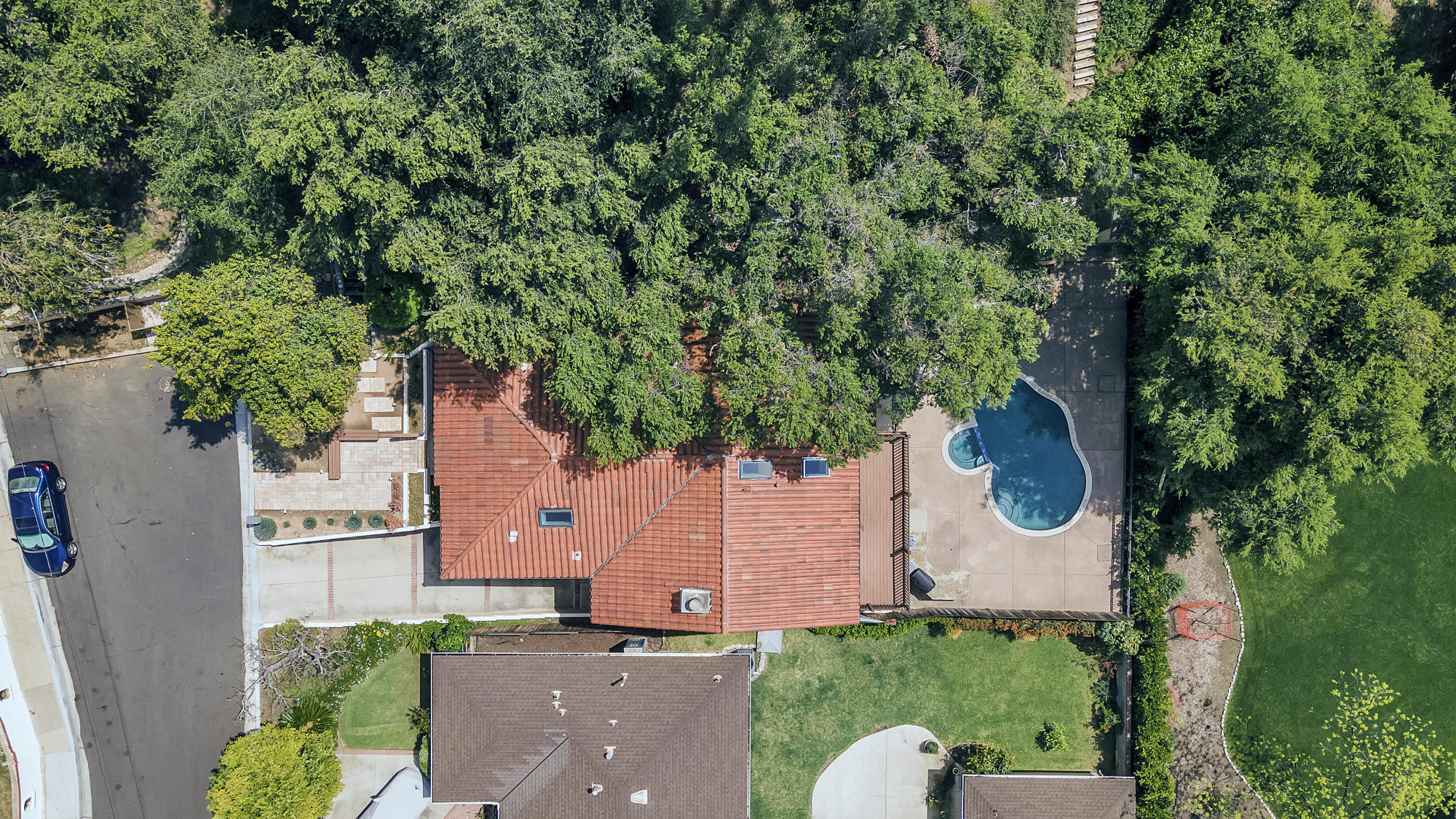 524 Franklin Place Monrovia, CA 91016 - Photo 33 of 33 an aerial view of a house