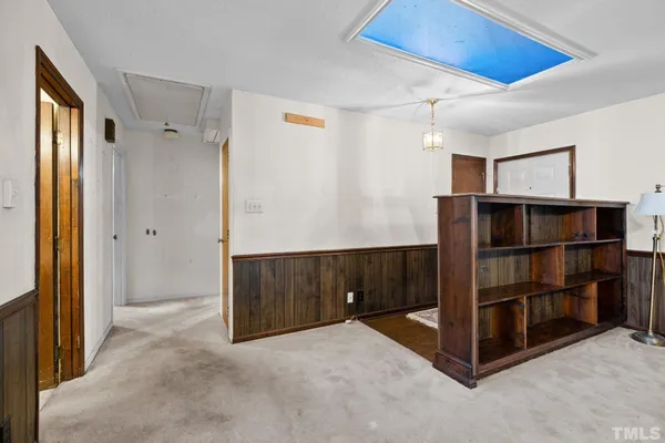 a view of an empty room