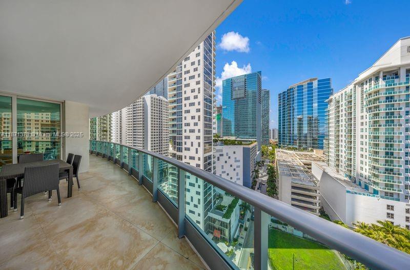 1331 Brickell Bay Drive, Unit 1602 Miami, FL 33131 - Photo 8 of 44 a view of balcony with city view