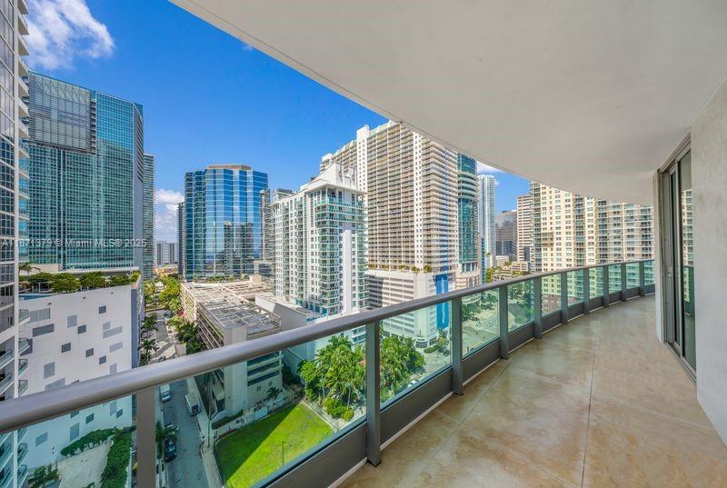1331 Brickell Bay Drive, Unit 1602 Miami, FL 33131 - Photo 10 of 44 a view of city from balcony