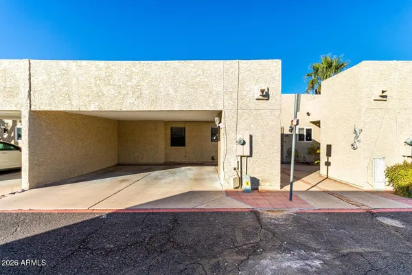 a terrace of a building