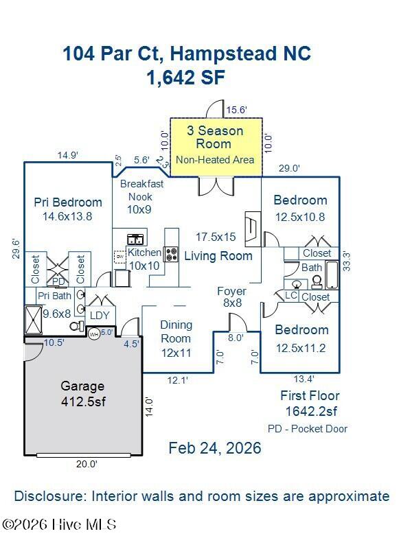 104 Par Court Hampstead, NC 28443 - Photo 39 of 40 FLoor_Plan