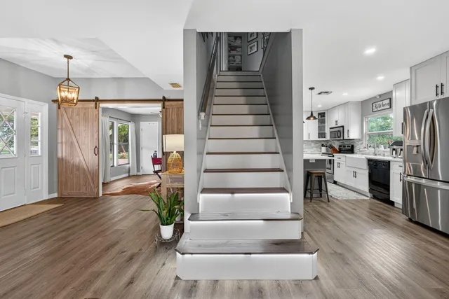 a view of backyard with outdoor space