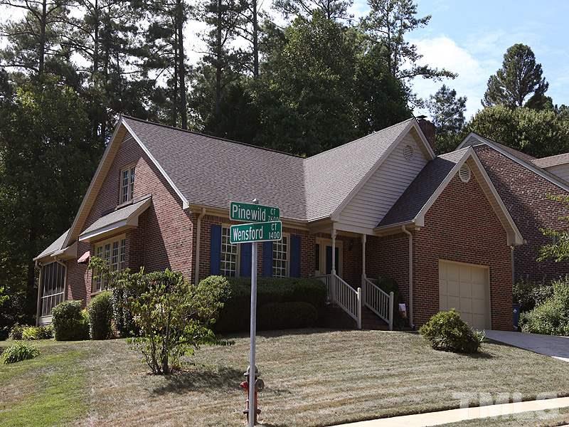 7621 Pinewild Court Raleigh, NC 27615 - Photo 1 of 14 a aerial view of a house