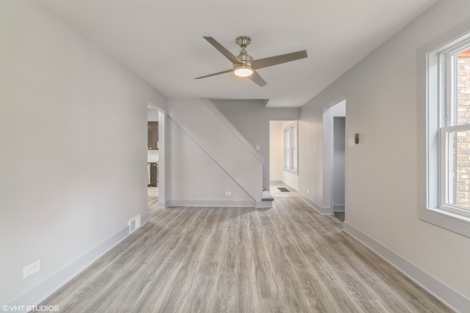 14727 East Riverside Drive South Holland, IL 60473 - Photo 5 of 12 wooden floor in an empty room with a window