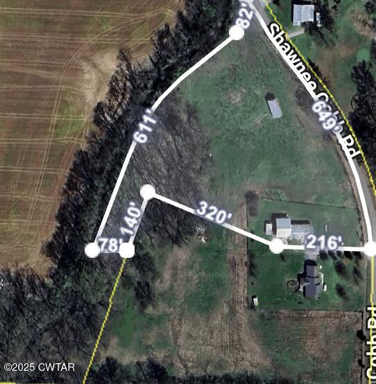 0 Shawnee Cobb Road Newbern, TN 38059 - Photo 1 of 1 a aerial view of a house