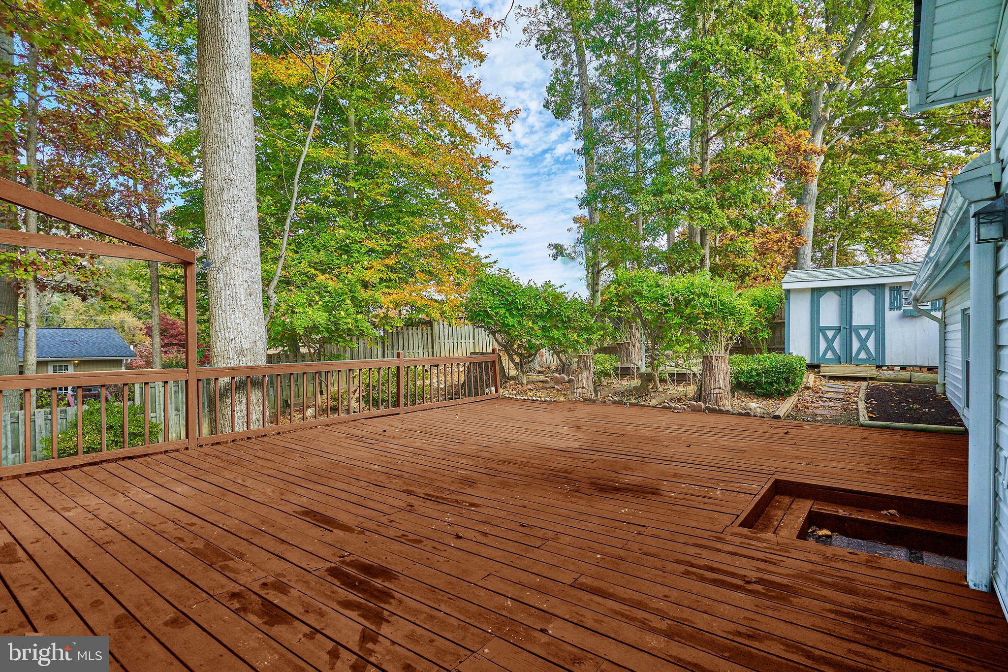 8120 Old Oaks Drive Springfield, VA 22152 - Photo 55 of 57 Huge back deck! fabulous grilling and entertaining