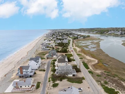 a view of an ocean beach