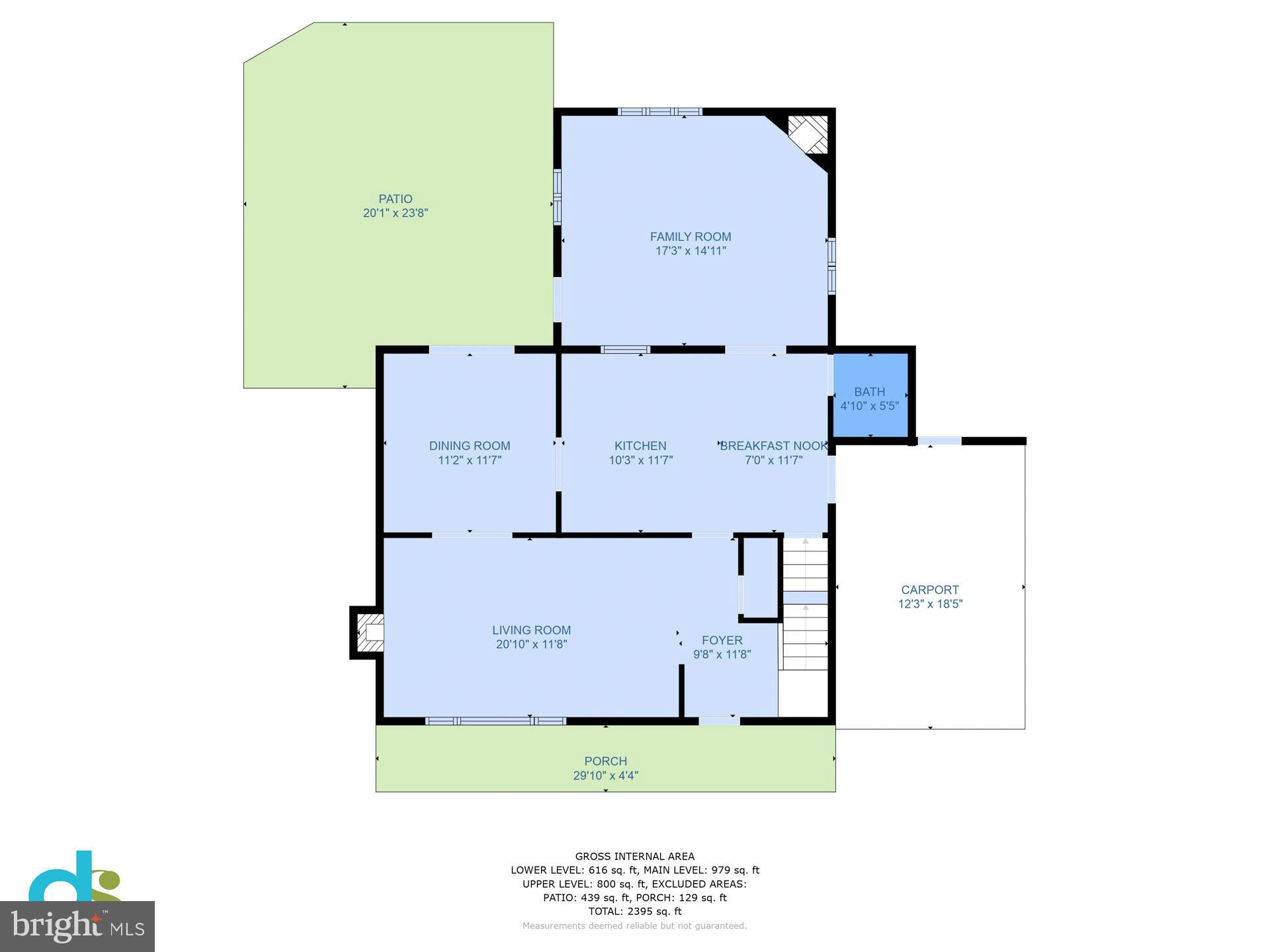 8920 Victoria Road Springfield, VA 22151 - Photo 47 of 49 Main Level floor plan