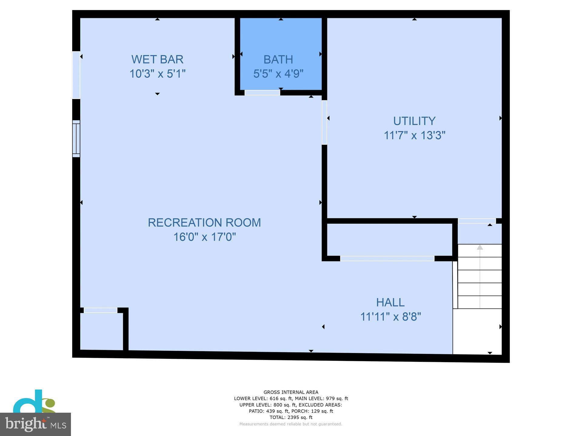 8920 Victoria Road Springfield, VA 22151 - Photo 49 of 49 Lower level floor plan