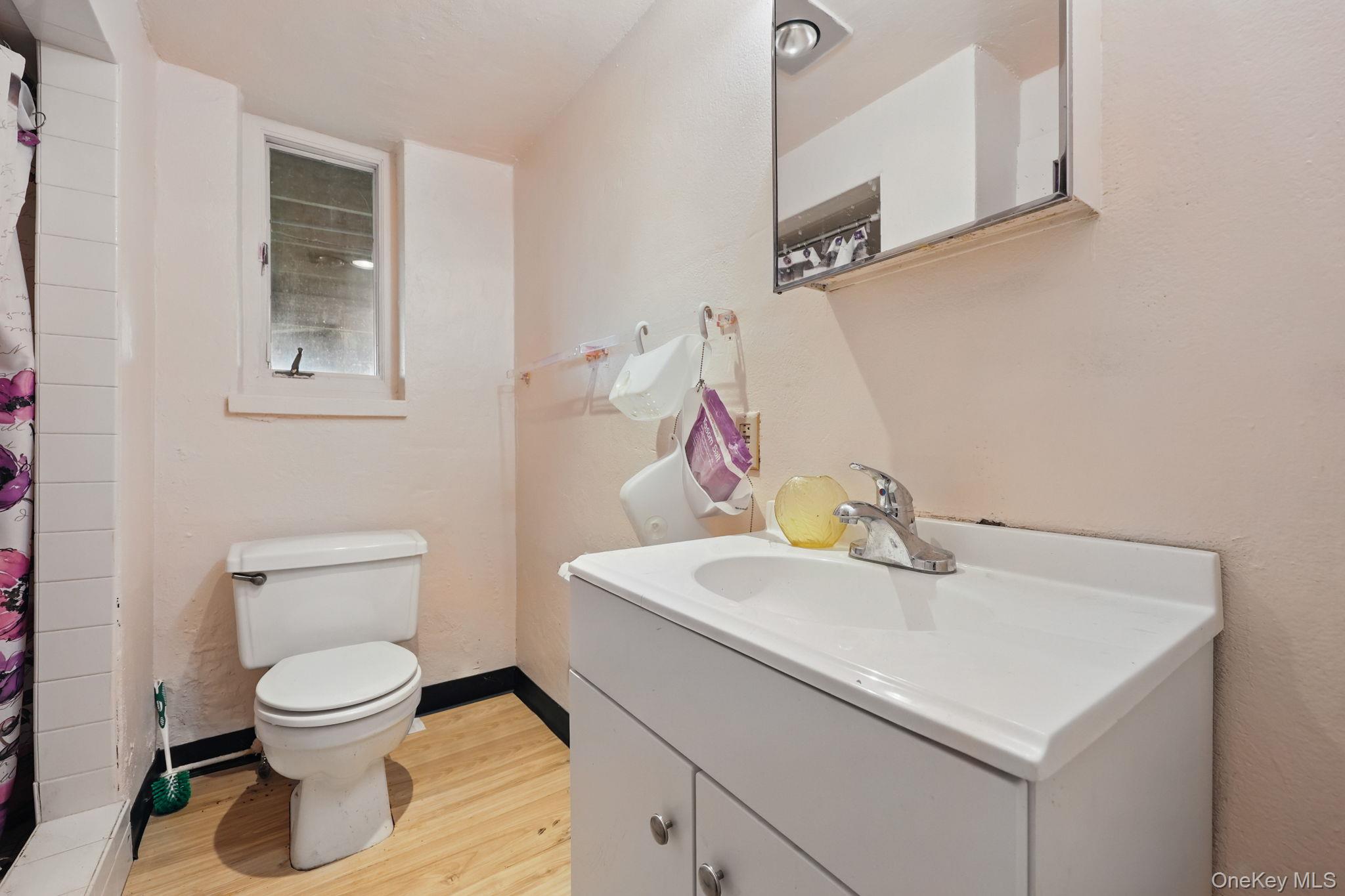 69 Cornwells Beach Road Sands Point, NY 11050 - Photo 38 of 42 a bathroom with a toilet sink and mirror