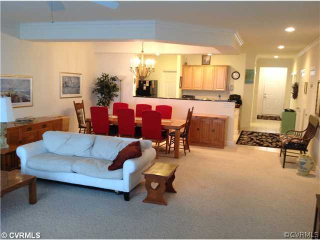 204 Sandbridge Road, Unit 206 Virginia Beach, VA 23456 - Photo 9 of 24 Den/Family/Great Room - Love the cozy family room, dining room flowing into the kitchen, great for entertaining