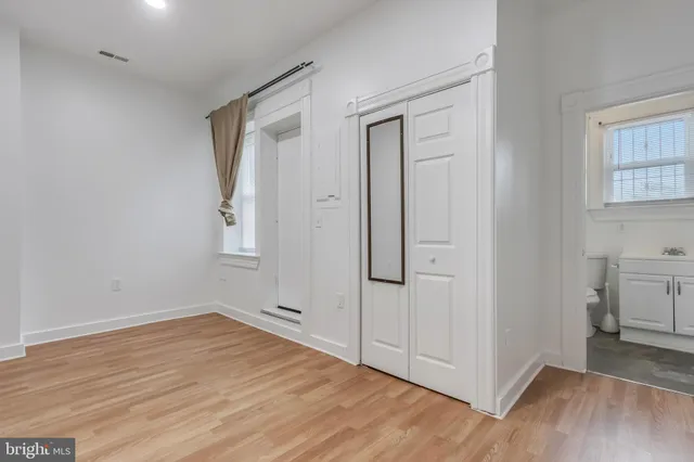 wooden floor in an empty room