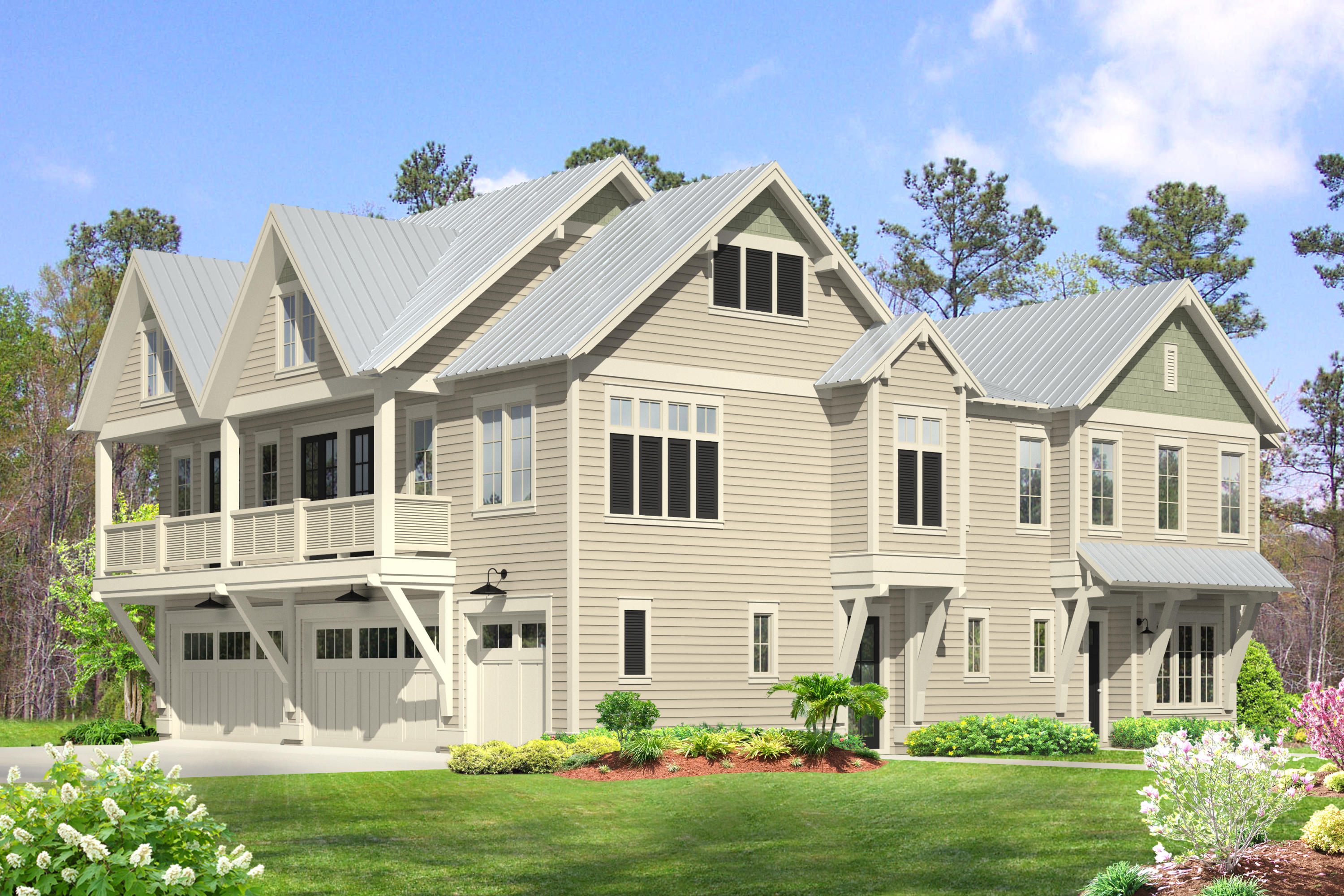262 Milestone Dr Inlet Beach, Unit 262 Inlet Beach, FL 32461 - Photo 1 of 3 a front view of a house with a yard and trees