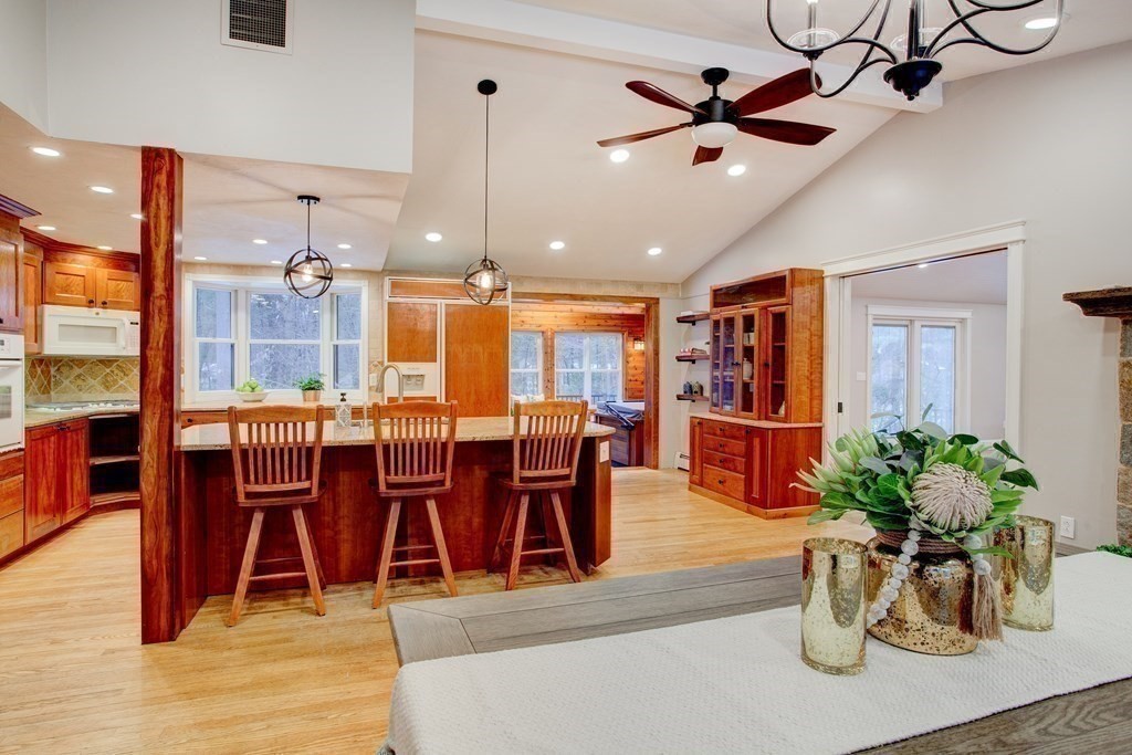 14 Pikes Hill Road Sterling, MA 01564 - Photo 9 of 40 a view of a dining room with furniture and chandelier